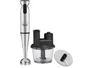Cuisinart CSB 80C Stainless Steel Smart Stick Two Speed Hand Blender with Chopper Attachment
