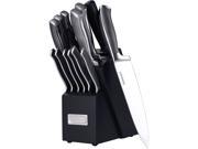 Cuisinart C77SS 15P 15 Piece Graphix Collection Cutlery Knife Block Set Stainless Steel