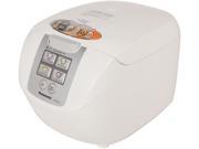 Panasonic SR DF181 White Microcomputer Controlled Fuzzy Logic Rice Cooker with One Touch Cooking