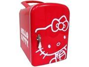 Sakar Hello Kitty Mini Fridge Red 76009
