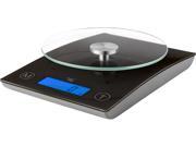 Smart Weigh Digital Kitchen Scale with Removable Glass Weighing Platform High Precision Sensors