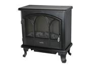 Duraflame 25 Width Large Electric Stove with Heater Black