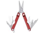 Leatherman 64330103K Micra Series Keychain Multi Tool Red