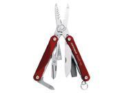 Leatherman 831197 Squirt ES4 Keychain Multi Tool Red