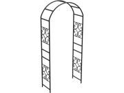 Panacea 90 H Scroll Arbor without Gate Steel Black