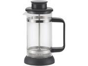 BONJOUR 50983 Black 3 Cup Riviera French Press with Coaster