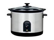 West Bend 85156 Stainless Steel Round Crockery Cooker