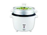 Better Chef IM 411ST White 1.8L Non Stick Rice Cooker Steamer