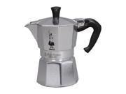 Bialetti 6799 Moka Express 3 Cup Espresso Maker Silver