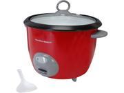 Hamilton Beach 37538N Red 20 Cup Capacity Rice Cooker