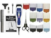 WAHL 9155 100 White Haircut Kit 15PC Color Coded Pro Blades