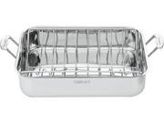 Cuisinart 7117 16UR Chef s Classic Stainless 16 Inch Rectangular Roaster with Rack