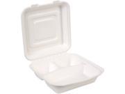Dixie EcoSmart 3 compartment Food Container