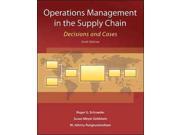 Operations Management in the Supply Chain McGraw Hill Irwin Series in Operations and Decision Sciences 6
