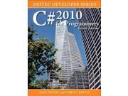 C 2010 for Programmers Deitel Developer Series 4