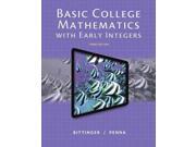 Basic College Mathematics With Early Integers 3