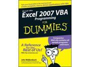 Excel 2007 VBA Programming for Dummies For Dummies