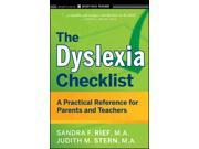 The Dyslexia Checklist Jossey Bass Education Checklist Series