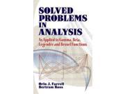 Solved Problems in Analysis Dover Books on Mathematics Reprint