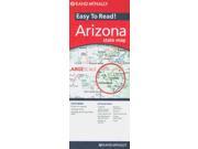 Rand McNally Easy to Read! Arizona State Map FOL MAP