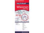 Rand McNally Easy To Read! Wisconsin State Map Rand Mcnally Easy to Read! FOL MAP