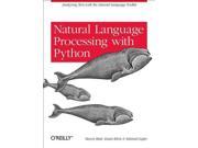 Natural Language Processing with Python 1