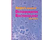 Bergey s Manual of Determinative Bacteriology BERGEY S MANUAL OF DETERMINATIVE BACTERIOLOGY 9