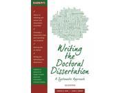 Writing the Doctoral Dissertation 3 Updated