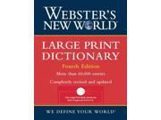Webster s New World Large Print Dictionary 4 REV UPD