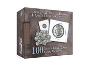 Large Dollar Size Coin Mount NOV