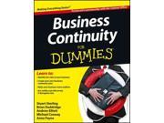 Business Continuity for Dummies For Dummies Business Personal Finance
