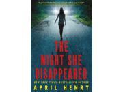 The Night She Disappeared Reprint