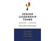 Senior Leadership Teams Leadership for the Common Good