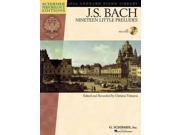 J. S. Bach Schirmer Performance Editions Hal Leonard Piano Library PAP COM