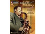 Julian Cannonball Adderley Hal Leonard Jazz Play Along PAP COM