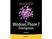 Pro Windows Phone 7 Development Pro