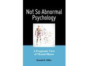 Not So Abnormal Psychology 1