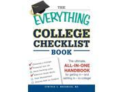 The Everything College Checklist Book Everything Series