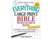 The Everything Large Print Bible Word Search Book Everything CSM LRG