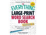 The Everything Large Print Word Search Book Everything Series LRG REP