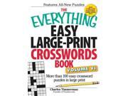 The Everything Easy Large Print Crosswords Book Everything CSM LRG