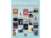 Popular Sheet Music 30 Hits from 2010 2013 1