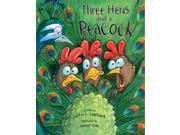 Three Hens and a Peacock Reprint