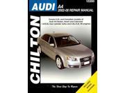 Chilton s Audi A4 2002 08 Repair Manual Chilton s Total Car Care Repair Manual