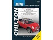 Chilton s Mini Cooper Mk 1 Mk II 2002 11 Repair Manual Chilton s Total Car Care Repair Manual