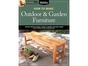 How to Make Outdoor Garden Furniture