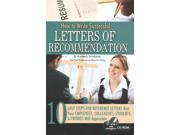 How to Write Successful Letters of Recommendation PAP CDR