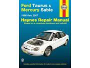 Haynes Ford Taurus Mercury Sable 1996 Thru 2007 Automotive Repair Manual Hayne s Automotive Repair Manual