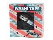 Washi Tape Greetings Kit BOX POS AC