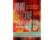 What Effective Schools Do